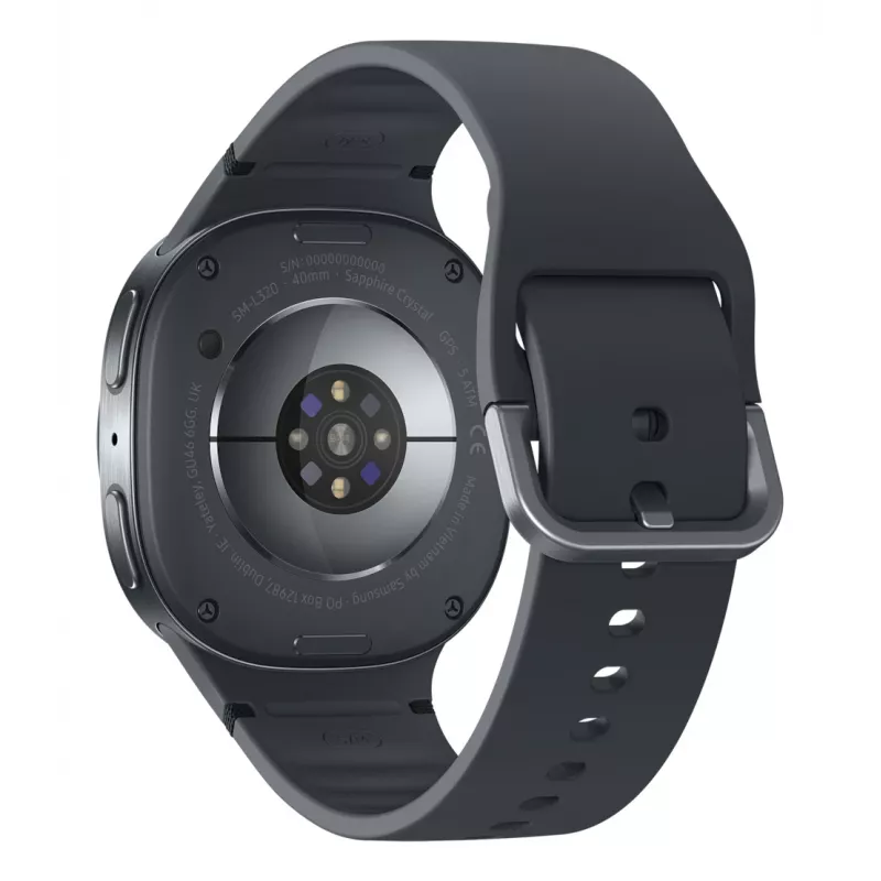 Samsung Galaxy Watch8 SM-L320NDAAXEF išmanusis laikrodis / sportinis laikrodis 3,3 cm (1,3 colio) AMOLED 40 mm Skaitmeninis 438 x 448 pikseliai Grafitas Wi-Fi GPS (palydovinis)