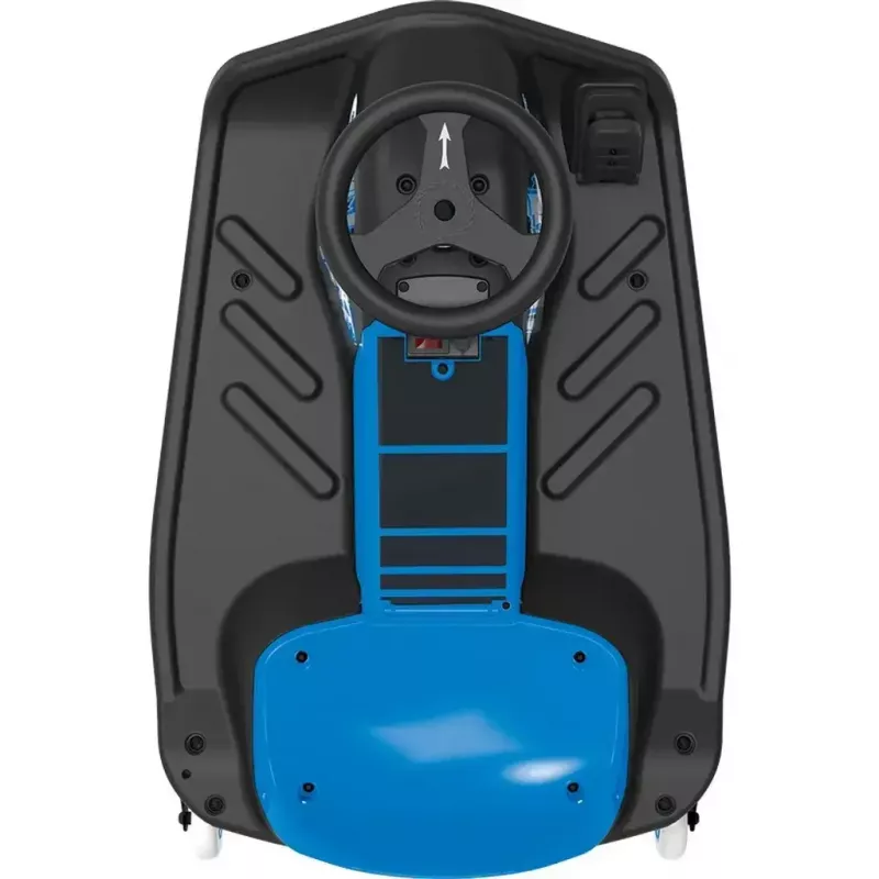 Elektrinis dreifo kartas Razor Crazy Cart Shift — mėlynas, 90 W variklis, 12 V baterija, iki 13 km/val., maks. naudotojo svoris 54 kg