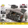 Statybinis rinkinys „Cobi Blocks Panzer 38 VZ.38“ 690 elementų – mastelio modelio konstravimo rinkinys