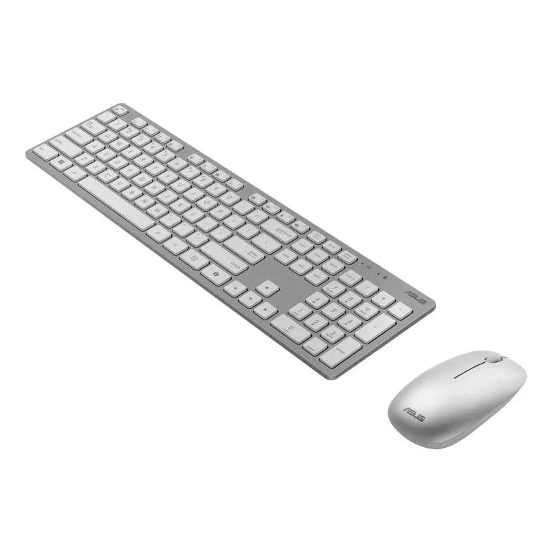 ASUS W5000 belaidis klaviatūros ir pelės rinkinys, pelė pridedama, universalus, RF belaidis, balta