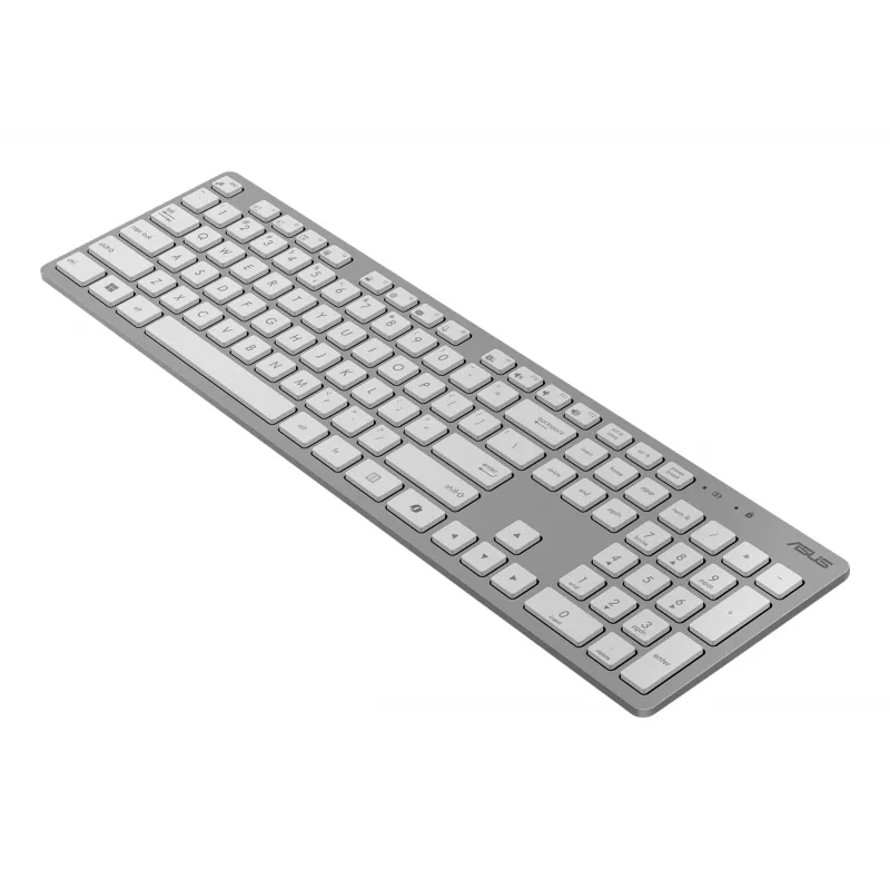 ASUS W5000 belaidis klaviatūros ir pelės rinkinys, pelė pridedama, universalus, RF belaidis, balta