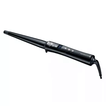 Garbanojimo lazdelė Remington REM-CI95 — keraminis kaitinimas, maks. 210 °C, LCD, 3 m laidas, juoda