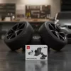 Automobilio laikiklis Crong Carclip prietaisų skydui ir priekiniam stiklui, pasyvus, išmaniesiems telefonams, juodas (anglies pluošto imitacija)