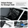 Automobilinis ventiliacijos angos telefono laikiklis Crong Carclip Air Vent (mobiliesiems telefonams), juoda / anglies pluošto