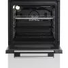 Whirlpool W5V5LCW laisvai pastatoma viryklė Elektrinė Keraminė kaitlentė Juoda, Balta