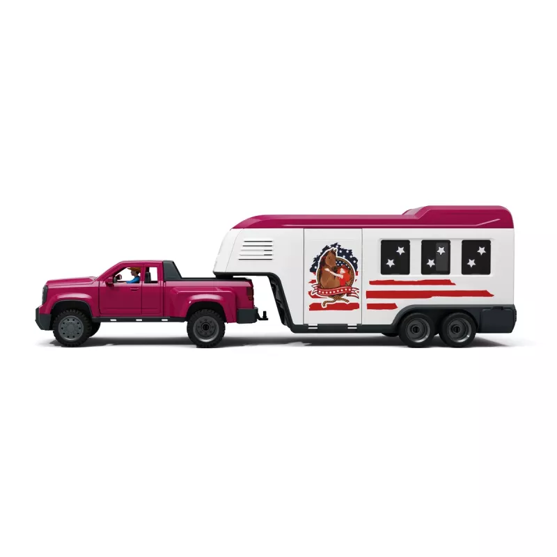 schleich Lakeside Truck and Trailer, gyvūnas, arkliai, 5 m., įvairiaspalvis