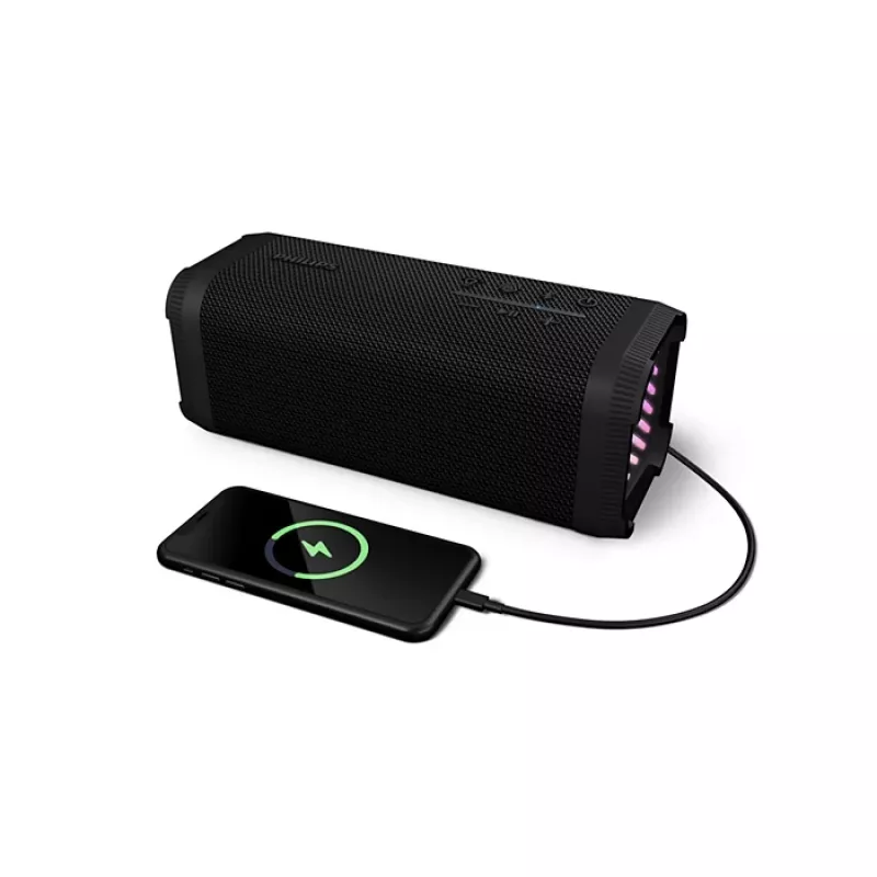Mono nešiojamas garsiakalbis Philips TAS5000EB, 35 W RMS, 2 krypčių, Bluetooth, 30 m atstumas, juodas