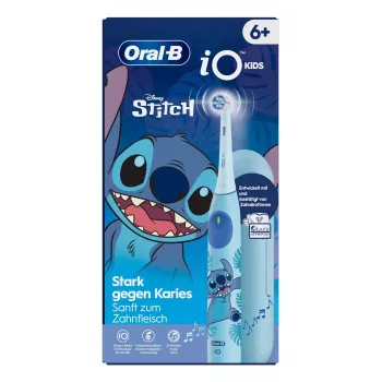 Oral-B iO Kids Stitch vaikiškas sukantis dantų šepetėlis mėlynas