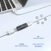Microconnect USB3.2CFFA kabelio lyties keitiklis USB C juodas