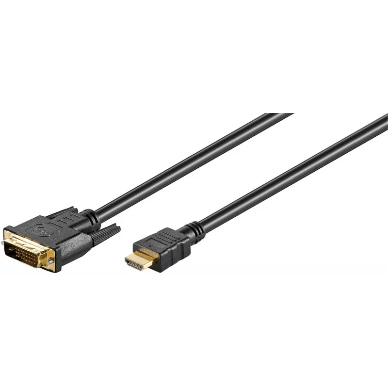 Microconnect HDM1924110 vaizdo kabelio adapteris 10 m DVI-D HDMI Type A (Standard) juodas
