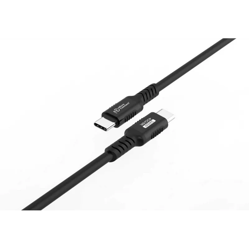 USB laidas MicroConnect MC-USB4-CC40LQ-1.5 — USB Type-C į USB Type-C, 1,5 m
