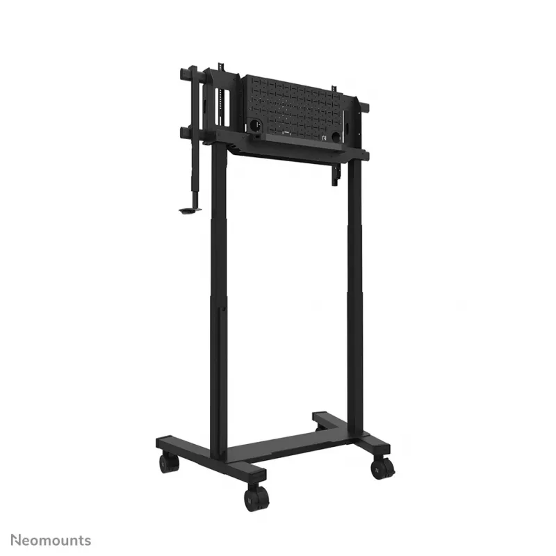 TV vežimėlis Neomounts FL55-975BL1 motorizuotas 75–115 colių ekranams, plieninis, juodas, maks. 160 kg, aukštis 2154 mm