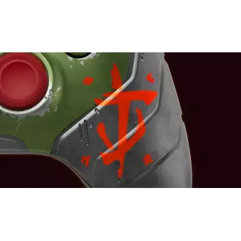 Belaidis žaidimų valdiklis „Microsoft Xbox Wireless Controller“ DOOM: The Dark Ages Limited Edition, „Bluetooth“ / USB, įvairiaspalvis, AA baterijos, USB-C