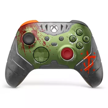 Belaidis žaidimų valdiklis „Microsoft Xbox Wireless Controller“ DOOM: The Dark Ages Limited Edition, „Bluetooth“ / USB, įvairiaspalvis, AA baterijos, USB-C