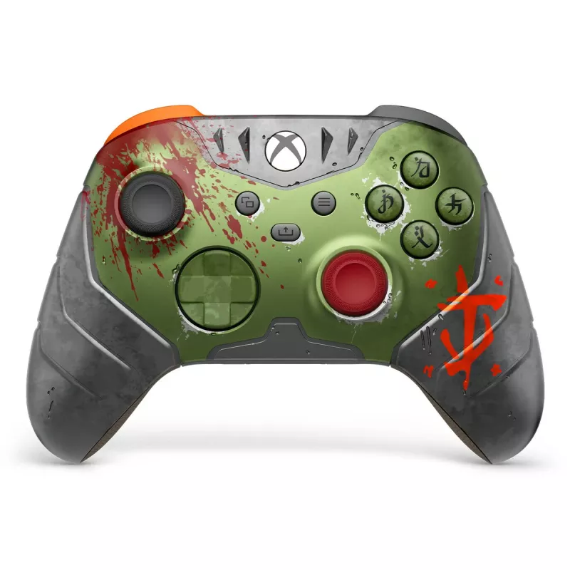 Belaidis žaidimų valdiklis „Microsoft Xbox Wireless Controller“ DOOM: The Dark Ages Limited Edition, „Bluetooth“ / USB, įvairiaspalvis, AA baterijos, USB-C
