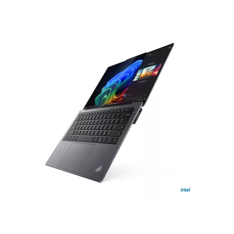 Nešiojamasis kompiuteris Lenovo ThinkPad X9-14 Gen 1 — 14 colių WUXGA, 16GB RAM, 512GB SSD, Intel Arc integruota grafika, Windows 11 Pro, pirštų antspaudų skaitytuvas, angliška klaviatūra, pilkas