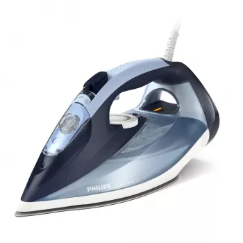 Garinis lygintuvas Philips DST7020/20 — 2800 W, SteamGlide Plus padas, 50 g/min nuolatinis, 250 g/min garų smūgis, 0,3 L bakelis, mėlynas