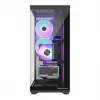 Full-tower PC korpusas MODECOM Volcano SPACE XL ARGB — Full Tower, E-ATX palaikymas, grūdintas stiklas, ARGB, iki 440 mm GPU