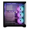 Full-tower PC korpusas MODECOM Volcano SPACE XL ARGB — Full Tower, E-ATX palaikymas, grūdintas stiklas, ARGB, iki 440 mm GPU
