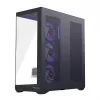Full-tower PC korpusas MODECOM Volcano SPACE XL ARGB — Full Tower, E-ATX palaikymas, grūdintas stiklas, ARGB, iki 440 mm GPU