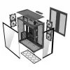 Full-tower PC korpusas MODECOM Volcano SPACE XL ARGB — Full Tower, E-ATX palaikymas, grūdintas stiklas, ARGB, iki 440 mm GPU