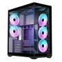 Full-tower PC korpusas MODECOM Volcano SPACE XL ARGB — Full Tower, E-ATX palaikymas, grūdintas stiklas, ARGB, iki 440 mm GPU