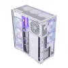 PC pilno bokšto korpusas MODECOM Volcano SPACE XL ARGB FULL TOWER 5F White — ATX, grūdintas stiklas, ARGB, USB-C
