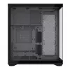 Full-Tower PC korpusas MODECOM Volcano SPACE XL NF — juodas, grūdintas stiklas, ARGB, palaiko micro-ATX, iki 44 cm GPU, 3×3,5 colio/4×2,5 colio nišos, USB-A 2×, USB-C 1×