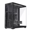Full-Tower PC korpusas MODECOM Volcano SPACE XL NF — juodas, grūdintas stiklas, ARGB, palaiko micro-ATX, iki 44 cm GPU, 3×3,5 colio/4×2,5 colio nišos, USB-A 2×, USB-C 1×