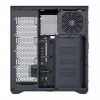 Full-Tower PC korpusas MODECOM Volcano SPACE XL NF — juodas, grūdintas stiklas, ARGB, palaiko micro-ATX, iki 44 cm GPU, 3×3,5 colio/4×2,5 colio nišos, USB-A 2×, USB-C 1×