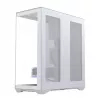 Full-tower korpusas MODECOM Volcano SPACE XL FULL TOWER NF White — ARGB, grūdintas stiklas, 8 išplėtimo lizdai, iki 440 mm GPU