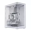 Full-tower korpusas MODECOM Volcano SPACE XL FULL TOWER NF White — ARGB, grūdintas stiklas, 8 išplėtimo lizdai, iki 440 mm GPU