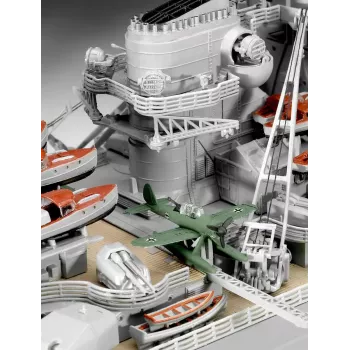 Karinio laivo modelis Revell Bismarck Surinkimo rinkinys 1:350