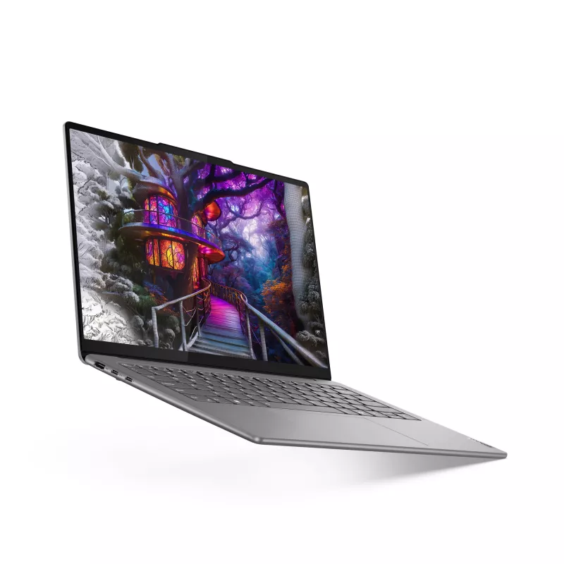 Lenovo Yoga plonas 7 14IMH9 Intel Core Ultra 5 125H Nešiojamasis kompiuteris 35,6 cm (14 colių) WUXGA 16 GB LPDDR5x-SDRAM 512 GB SSD Wi-Fi 6E (802.11ax) Windows 11 Home Vokiška pilka