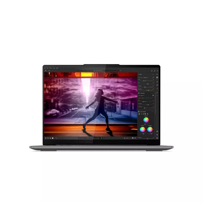 Lenovo Yoga plonas 7 14IMH9 Intel Core Ultra 5 125H Nešiojamasis kompiuteris 35,6 cm (14 colių) WUXGA 16 GB LPDDR5x-SDRAM 512 GB SSD Wi-Fi 6E (802.11ax) Windows 11 Home Vokiška pilka