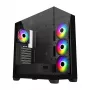 FSP M340-BA korpusas Midi Tower mITX, mATX, ATX Juodas ARGB