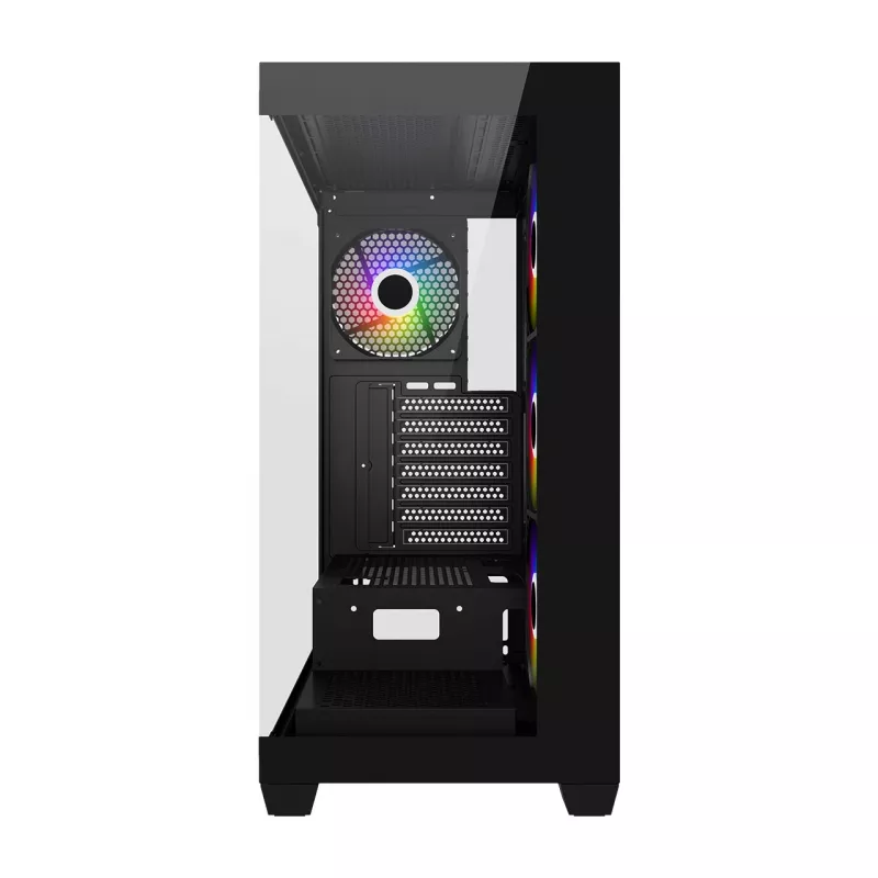 FSP M340-BA korpusas Midi Tower mITX, mATX, ATX Juodas ARGB