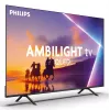 TV Philips 43PUS8450/12 43 colių QLED 4K Ultra HD, 3840×2160, Titan OS, Wi‑Fi, Ethernet, Juoda