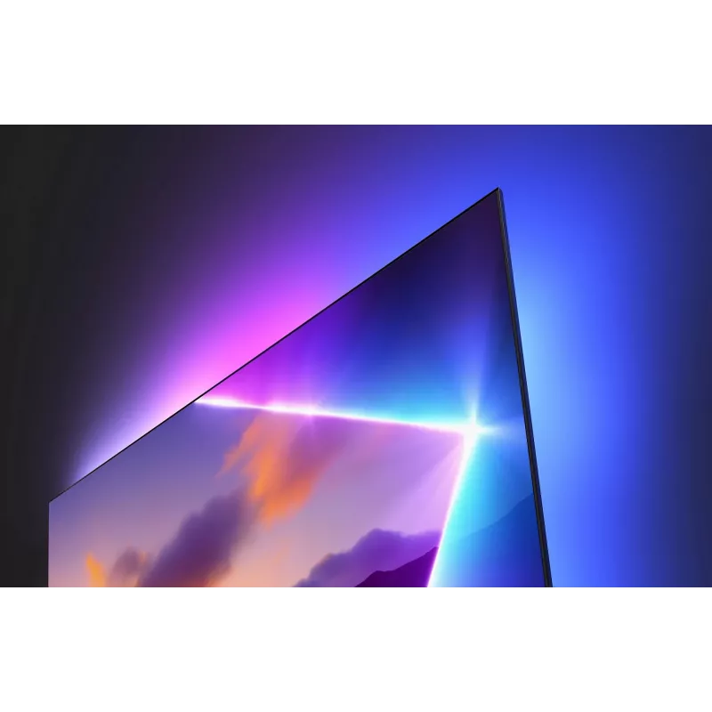 TV Philips 43PUS8450/12 43 colių QLED 4K Ultra HD, 3840×2160, Titan OS, Wi‑Fi, Ethernet, Juoda