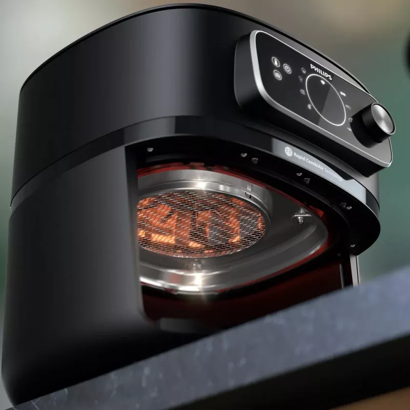 Philips HD9876/90 Airfryer 7000 serijos, 8,3 L, 2200 W, juodas