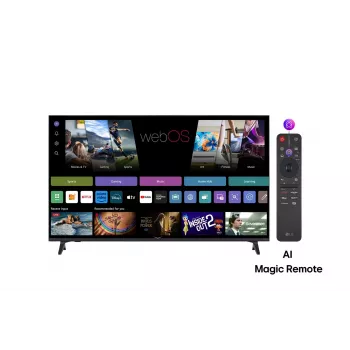 LG QNED AI 65QNED70A6A TV 165,1 cm (65 colių) 4K Ultra HD išmanusis televizorius Wi-Fi juodas