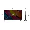 LG QNED AI 65QNED70A6A TV 165,1 cm (65 colių) 4K Ultra HD išmanusis televizorius Wi-Fi juodas