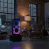 Garsiakalbių sistema BLAUPUNKT PB60X — 120W RMS, Bluetooth A2DP, FM, LED ekranas, 7000mAh baterija, 18 val., AUX, nuotolinis valdymas, 568×322×321 mm