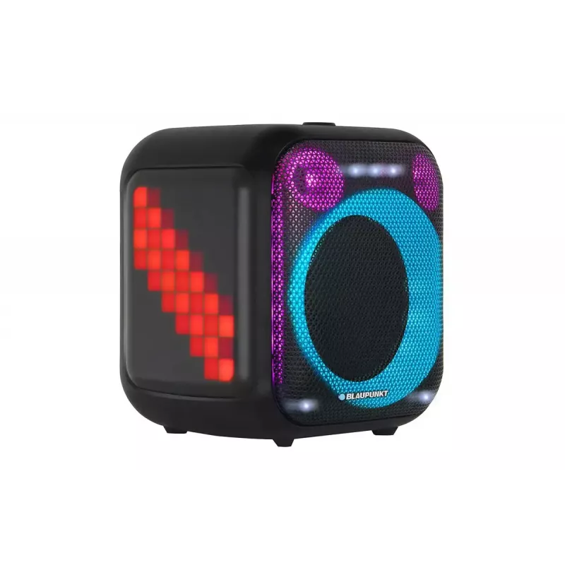 Vidaus/lauko garso sistema BLAUPUNKT PB6LED — 40 W RMS, Bluetooth, FM, MicroSD, LED ekranas, 4500 mAh baterija