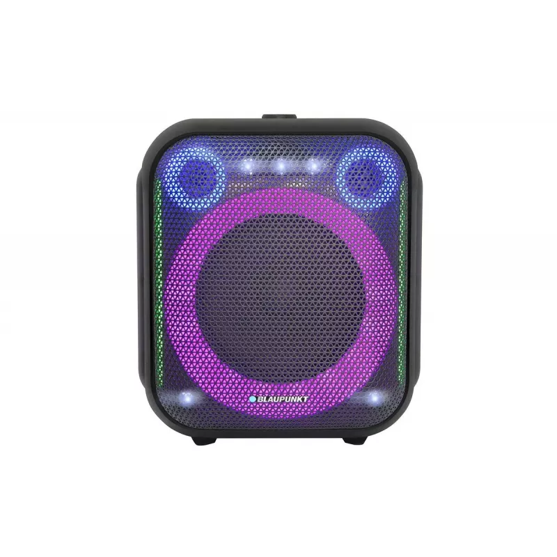Vidaus/lauko garso sistema BLAUPUNKT PB6LED — 40 W RMS, Bluetooth, FM, MicroSD, LED ekranas, 4500 mAh baterija