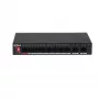Dahua Technology PoE PFS3010-8ET-96-V2 tinklo komutatorius Nevaldomas Gigabit Ethernet (10/100/1000) maitinimas per Ethernet (PoE) Juoda