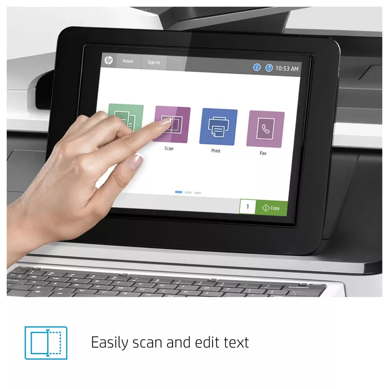 Daugiafunkcis įrenginys HP Color LaserJet Enterprise Flow MFP M776z spalvotas lazerinis spausdinimas