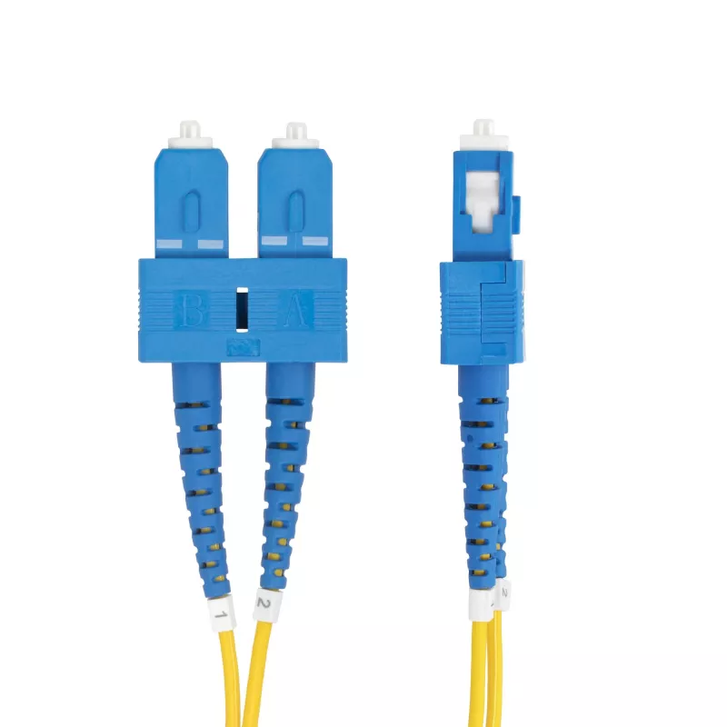 StarTech.com 30m (98,4 pėd.) SC į SC (UPC) OS2 vienmodis dvipusis šviesolaidinis kabelis, 9/125 µm, 40G/100G Zipcord, nejautrus lenkimui, maži įterpimo nuostoliai – LSZH šviesolaidinis jungiamasis laidas