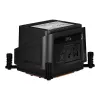 Viskas viename skysčio aušintuvas ASUS MAX GAMING LC 360 ARGB LCD — 360 mm radiatorius, 120 mm ventiliatoriai, palaiko AM4/AM5/LGA1700, juodas
