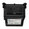 Viskas viename skysčio aušintuvas ASUS MAX GAMING LC 360 ARGB LCD — 360 mm radiatorius, 120 mm ventiliatoriai, palaiko AM4/AM5/LGA1700, juodas